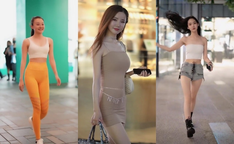 快手&抖音 – 各式美女街拍短视频合集[1717V-5.77G]