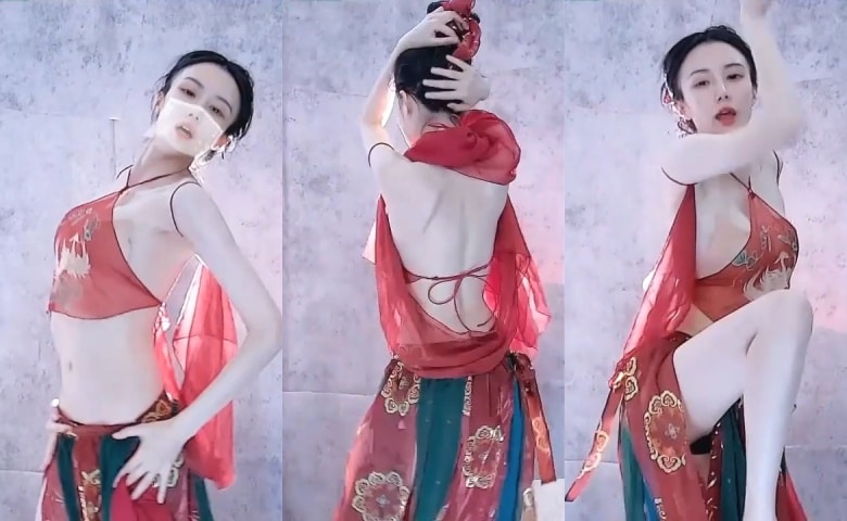 【网易CC】白妖妖 定制敦煌露背舞[2V-359M]插图