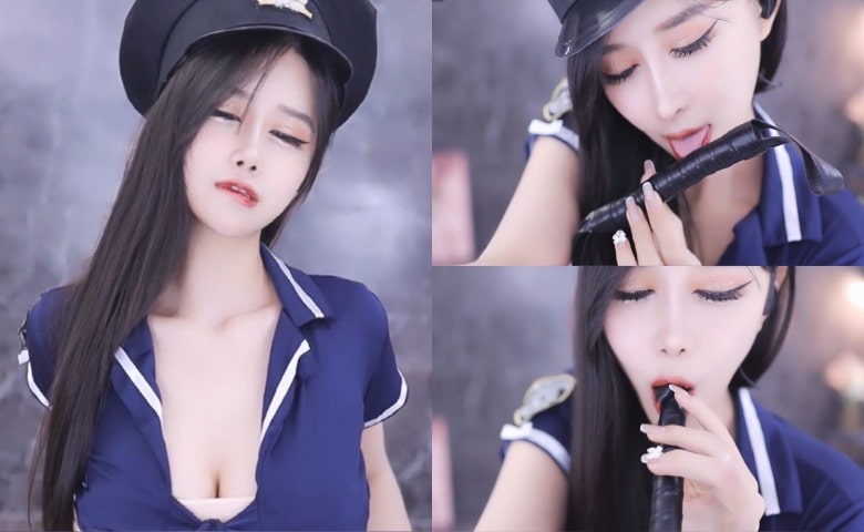 【网易CC】小恩雅 土豪赞助群定制女警制服热舞[1V-984M]插图