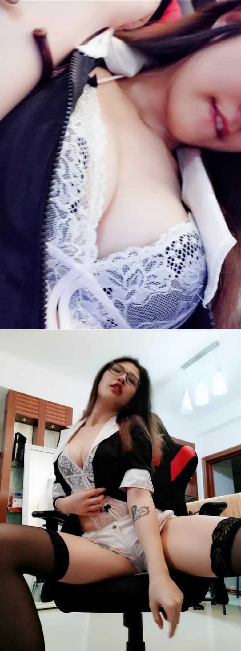 熊猫主播酸酱兔 付费视频+制服图片[16P+1V-230M]