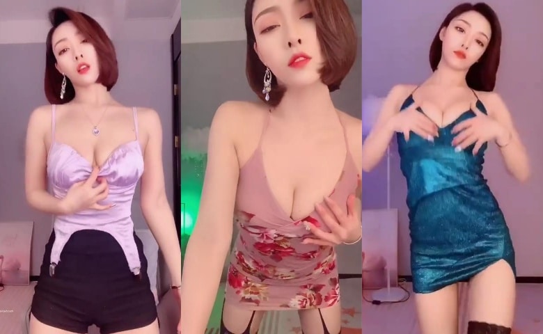 【快手】饭饭 超美短发妹的喷血诱惑第三弹[20V-264M]插图