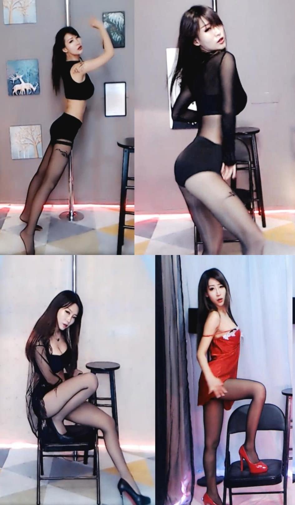 【斗鱼主播】伊娃月Evayue 熊猫时期千元定制热舞视频合集[17V-3.4G]