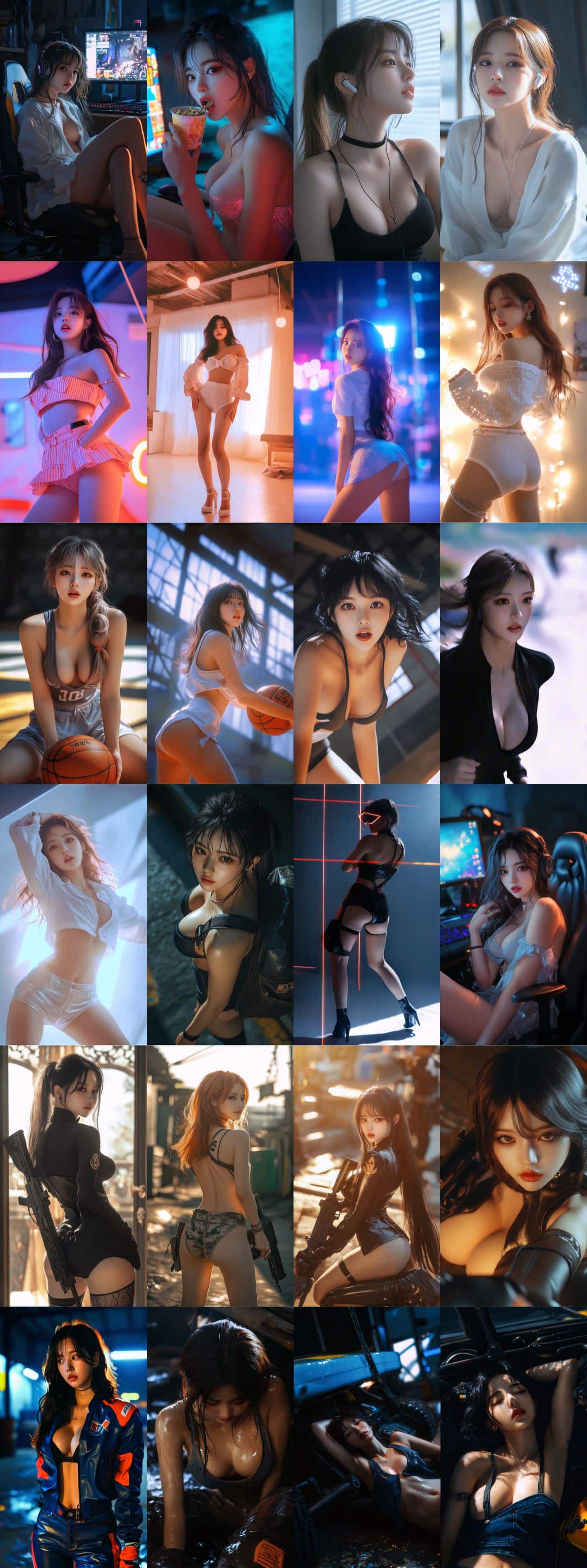 【AI视频】AI lookbook AI girl video 美女视频第一弹[15V-2.88G]插图4