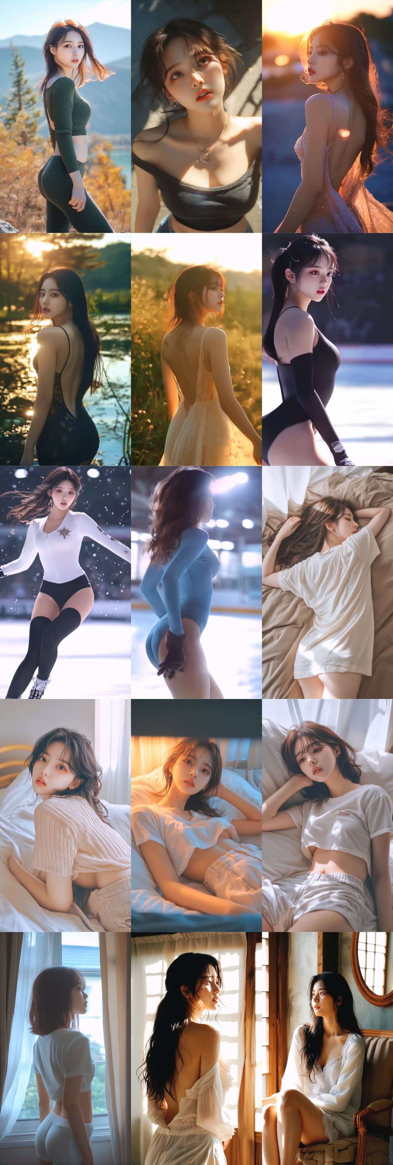 【AI视频】AI lookbook AI girl video 美女视频第二弹[15V-2.39G]插图