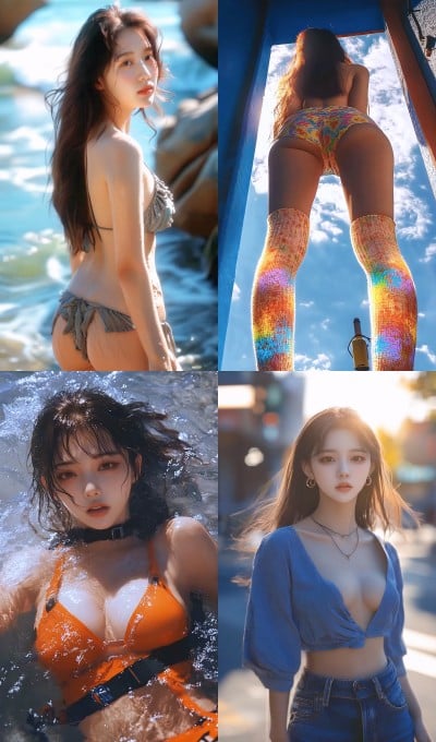 【AI视频】AI lookbook AI girl video 美女视频第三弹[15V-2.47G]插图