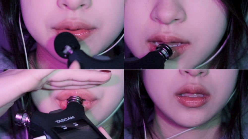 mini饼宝-ASMR音声近距离怼脸口腔触发音[641M]插图