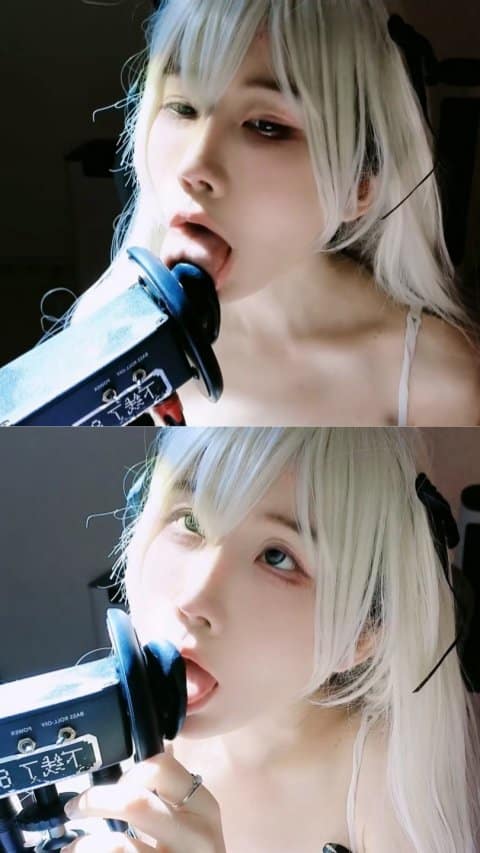 【aki秋水】你喜欢女仆穹妹还是睡衣ASMR视频[162M]插图