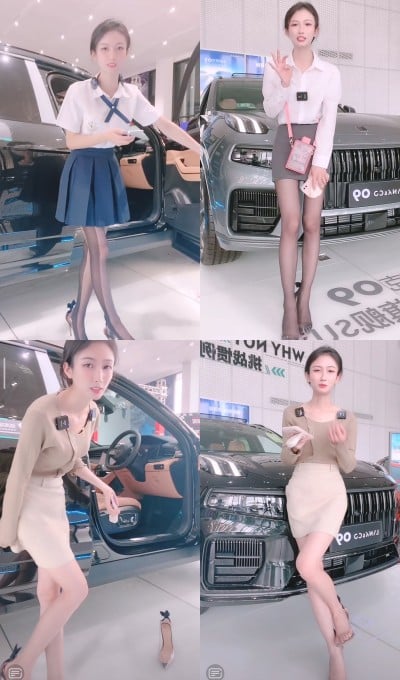 闹出新闻的【凯莉】直播整活卖车喘息接连不断[27V-12.1G]