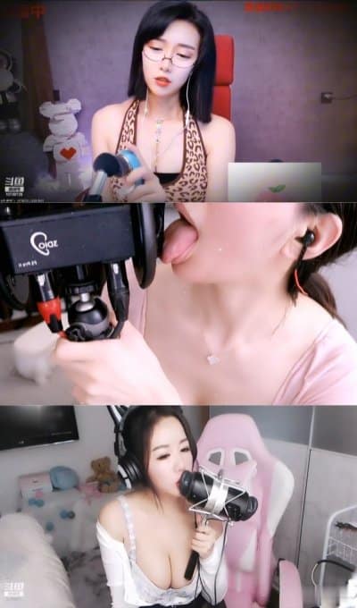 可爱的埋埋+斗鱼主播奈奈酱+Liang笨笨呀ASMR视频合集[3V-275M]