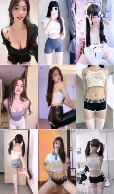 抖音tiktok快手bigo等多平台无水印美女擦边抖胸热舞大合集[2719V-15.9G]插图